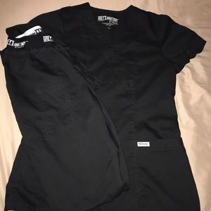 Black Grey’s Anatomy Scrub Set